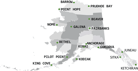 alaska map