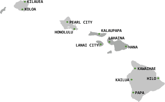 hawaii map