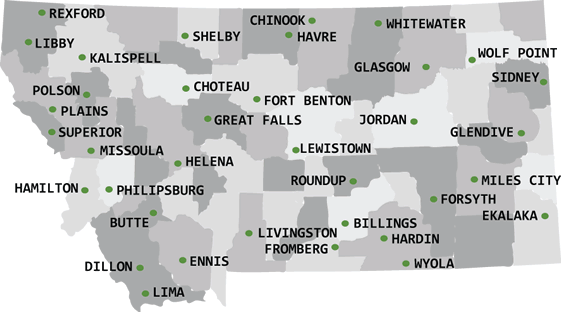 montana map