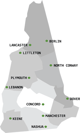 new hampshire map
