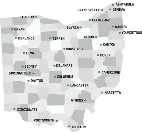 ohio map