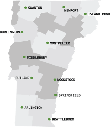 vermont map