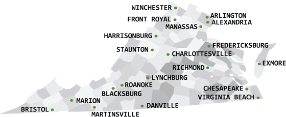 virginia map