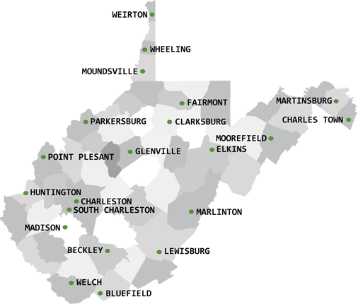 west_virginia map